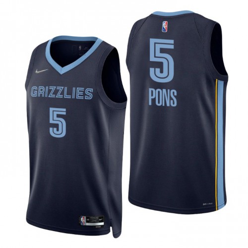 Nike Memphis Grizzlies #5 Yves Pons Navy Mens 2021-22 NBA 75th Anniversary Diamond Swingman Jersey – Icon Edition Mens Nike Memphis Grizzlies #5 Yves Pons Navy Mens 2021-22 NBA 75th Anniversary Diamond Swingman Jersey – Icon Edition Mens