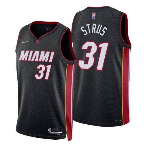 Nike Miami Heat #31 Max Strus Black Mens 2021-22 NBA 75th Anniversary Diamond Swingman Jersey – Icon Edition Mens Nike Miami Heat #31 Max Strus Black Mens 2021-22 NBA 75th Anniversary Diamond Swingman Jersey – Icon Edition Mens