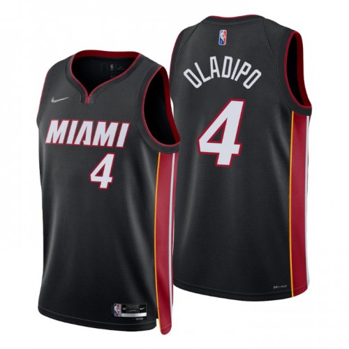 Nike Miami Heat #4 Victor Oladipo Black Mens 2021-22 NBA 75th Anniversary Diamond Swingman Jersey – Icon Edition Mens Nike Miami Heat #4 Victor Oladipo Black Mens 2021-22 NBA 75th Anniversary Diamond Swingman Jersey – Icon Edition Mens