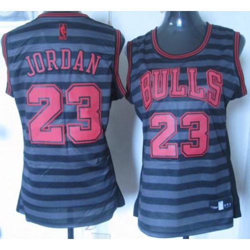 Cheap Women Chicago Bulls 23 Michael Jordan Grey With Black Strip Revolution 30 Swingman NBA Jerseys Cheap Women Chicago Bulls 23 Michael Jordan Grey With Black Strip Revolution 30 Swingman NBA Jerseys