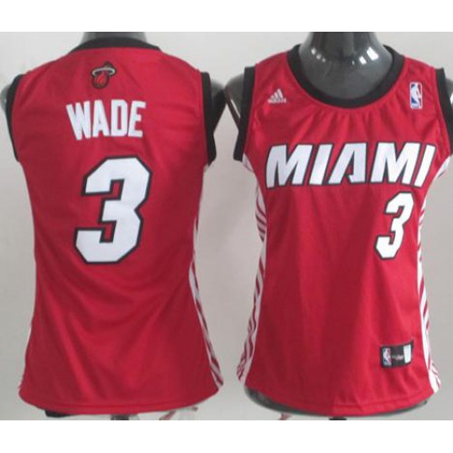Cheap Women Miami Heat 3# Dwyane Wade Red NBA Jerseys Cheap Women Miami Heat 3# Dwyane Wade Red NBA Jerseys