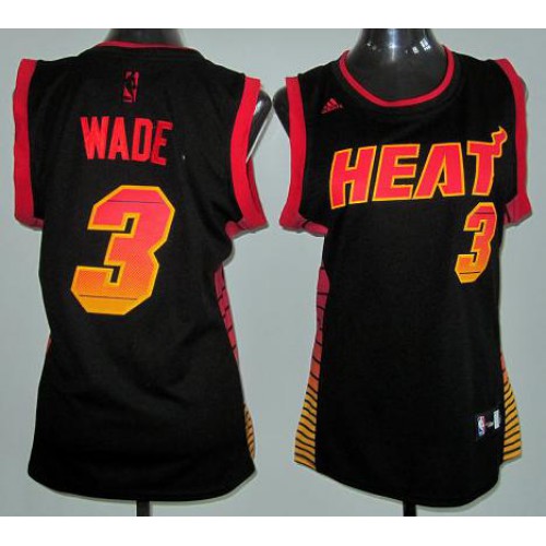 Cheap Women Miami Heat 3 Dwyane Wade Black Vibe Fashion Swingman Jersey Cheap Women Miami Heat 3 Dwyane Wade Black Vibe Fashion Swingman Jersey