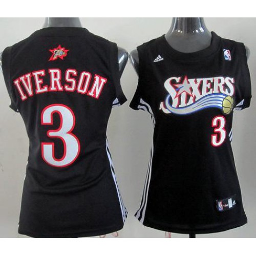 Cheap Women Philadelphia 76ers 3 Allen Iverson Black Revolution 30 Swingman NBA Jersey Cheap Women Philadelphia 76ers 3 Allen Iverson Black Revolution 30 Swingman NBA Jersey