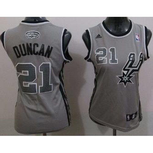Cheap Women San Antonio Spurs 21 Tim Duncan Grey Revolution 30 Swingman NBA Jersey Cheap Women San Antonio Spurs 21 Tim Duncan Grey Revolution 30 Swingman NBA Jersey