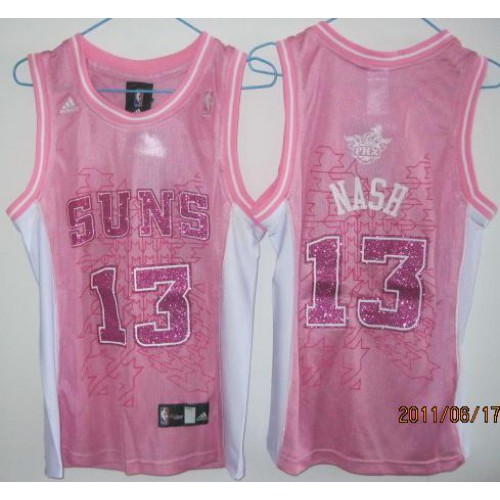 Cheap Women Phoenix Suns 13 Steve Nash Pink Jerseys Cheap Women Phoenix Suns 13 Steve Nash Pink Jerseys