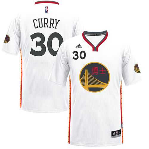 Golden State Warriors #30 Stephen Curry White 2017 Chinese New Year Stitched NBA Jersey Golden State Warriors #30 Stephen Curry White 2017 Chinese New Year Stitched NBA Jersey