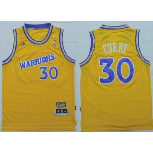 Golden State Warriors #30 Stephen Curry Gold Throwback Stitched NBA Jersey Golden State Warriors #30 Stephen Curry Gold Throwback Stitched NBA Jersey