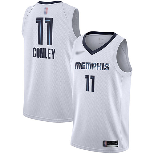 Grizzlies #11 Mike Conley White Youth Basketball Swingman Association Edition Jersey Grizzlies #11 Mike Conley White Youth Basketball Swingman Association Edition Jersey