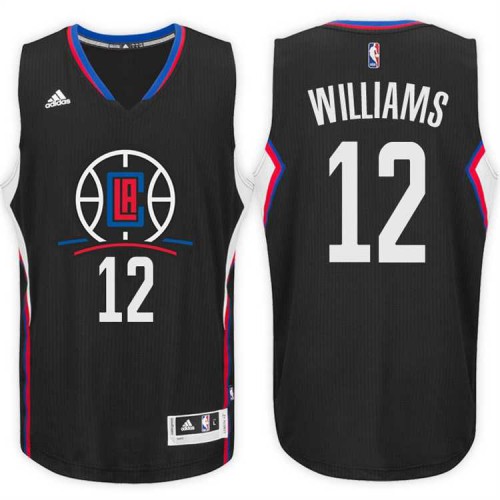 Los Angeles Clippers #12 Louis Williams Alternate Black New Swingman Stitched NBA Jersey Los Angeles Clippers #12 Louis Williams Alternate Black New Swingman Stitched NBA Jersey