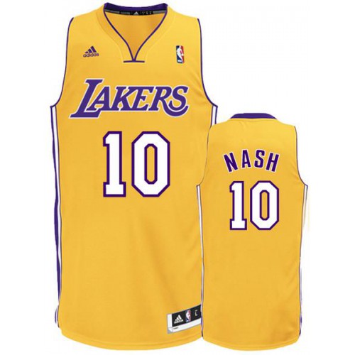 Los Angeles Lakers 10 Steve Nash Yellow Revolution 30 Swingman NBA Jerseys Cheap Los Angeles Lakers 10 Steve Nash Yellow Revolution 30 Swingman NBA Jerseys Cheap