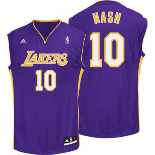 Los Angeles Lakers 10 Steve Nash Purple Revolution 30 Swingman NBA Jerseys Cheap Los Angeles Lakers 10 Steve Nash Purple Revolution 30 Swingman NBA Jerseys Cheap