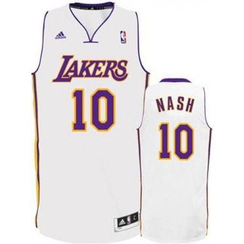 Los Angeles Lakers 10 Steve Nash White NBA Jerseys Cheap Los Angeles Lakers 10 Steve Nash White NBA Jerseys Cheap