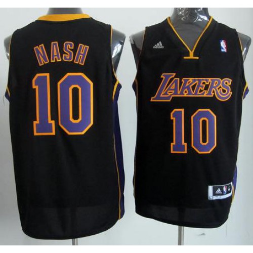 Los Angeles Lakers 10 Steve Nash Black Revolution 30 Swingman NBA Jerseys Purple Number Cheap Los Angeles Lakers 10 Steve Nash Black Revolution 30 Swingman NBA Jerseys Purple Number Cheap