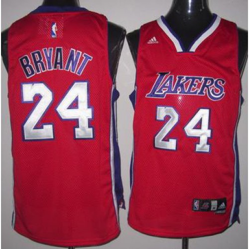 Los Angeles Lakers 24 Kobe Bryant Red Jersey Cheap Los Angeles Lakers 24 Kobe Bryant Red Jersey Cheap