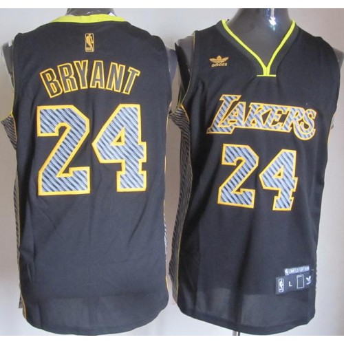 Los Angeles Lakers 24 Kobe Bryant Black Electricity Fashion Revolution 30 Swingman NBA Jerseys Cheap Los Angeles Lakers 24 Kobe Bryant Black Electricity Fashion Revolution 30 Swingman NBA Jerseys Cheap