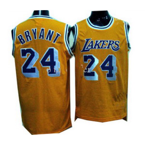 Los Angeles Lakers 24 Kobe Bryant Walter Brown HWC Swingman Yellow Jersey Cheap Los Angeles Lakers 24 Kobe Bryant Walter Brown HWC Swingman Yellow Jersey Cheap