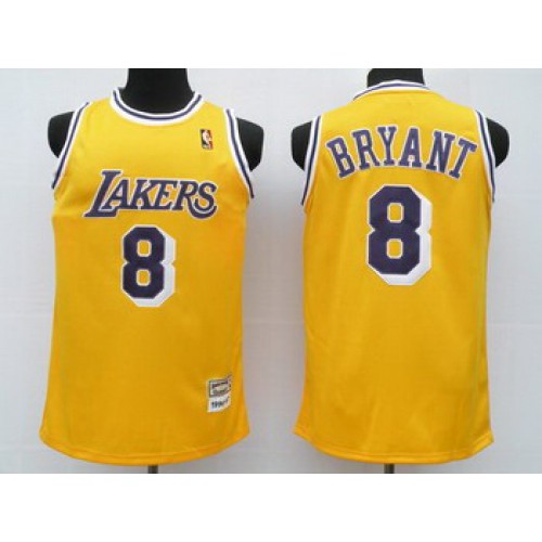 Los Angeles Lakers 8 Bryant Yellow Swingman Jerseys Cheap Los Angeles Lakers 8 Bryant Yellow Swingman Jerseys Cheap