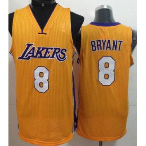 Los Angeles Lakers 8 Kobe Bryant Yellow Revolution 30 NBA Jerseys Los Angeles Lakers 8 Kobe Bryant Yellow Revolution 30 NBA Jerseys