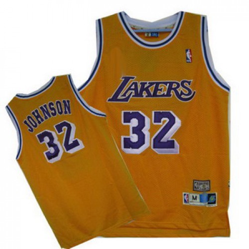 Los Angeles Lekers 32 Johnson yellow jerseys Cheap Los Angeles Lekers 32 Johnson yellow jerseys Cheap