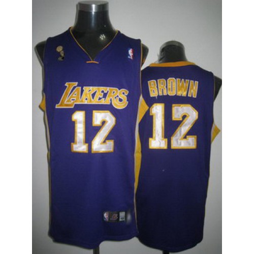 Los Angeles Lakers Brown purple jerseys Cheap Los Angeles Lakers Brown purple jerseys Cheap