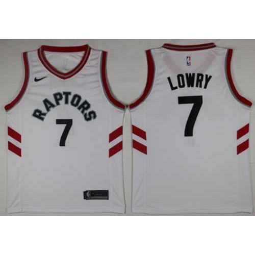 Mens Nike Toronto Raptors #7 Kyle Lowry White Association Edition NBA Swingman Jersey Mens Nike Toronto Raptors #7 Kyle Lowry White Association Edition NBA Swingman Jersey