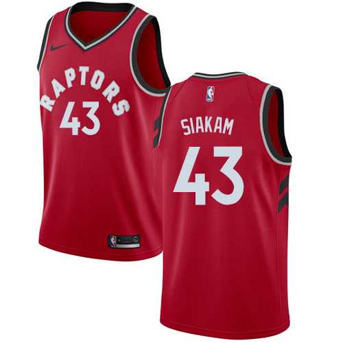 Mens Nike Toronto Raptors #43 Pascal Siakam Red NBA Swingman Icon Edition Jersey Mens Nike Toronto Raptors #43 Pascal Siakam Red NBA Swingman Icon Edition Jersey
