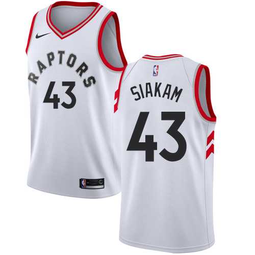 Mens Nike Toronto Raptors #43 Pascal Siakam White NBA Swingman Association Edition Jersey Mens Nike Toronto Raptors #43 Pascal Siakam White NBA Swingman Association Edition Jersey