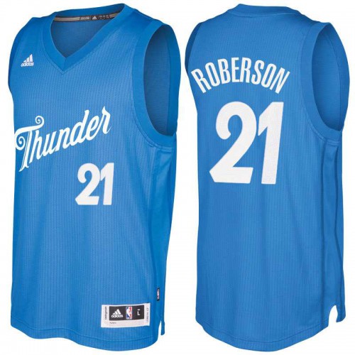 Mens Oklahoma City Thunder #21 Andre Roberson Blue 2016 Christmas Day NBA Swingman Jersey Mens Oklahoma City Thunder #21 Andre Roberson Blue 2016 Christmas Day NBA Swingman Jersey