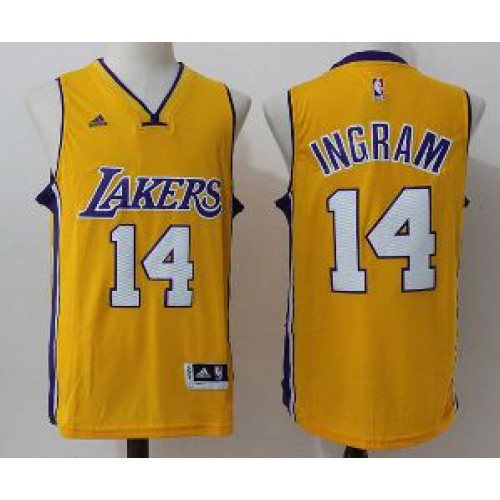 Mens Los Angeles Lakers #14 Brandon Ingram Adidas Gold NBA Draft16 Player Swingman Home Jersey Mens Los Angeles Lakers #14 Brandon Ingram Adidas Gold NBA Draft16 Player Swingman Home Jersey