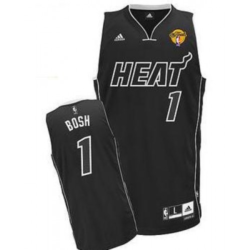 Miami Heat 1 Chris Bosh Black Shadow Revolution 30 Swingman NBA Jerseys With 2013 Finals Patch Cheap Miami Heat 1 Chris Bosh Black Shadow Revolution 30 Swingman NBA Jerseys With 2013 Finals Patch Cheap