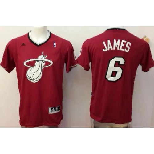 Miami Heat 6 Lebron James Red Revolution 30 Swingman NBA Jersey Christmas Style Cheap Miami Heat 6 Lebron James Red Revolution 30 Swingman NBA Jersey Christmas Style Cheap
