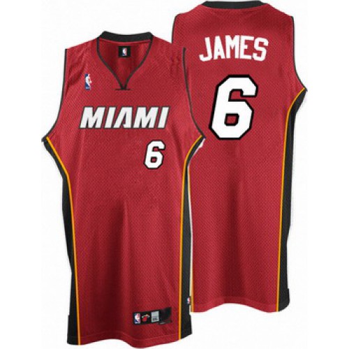 Miami Heat 6 LeBron James Red Jerseys Cheap Miami Heat 6 LeBron James Red Jerseys Cheap