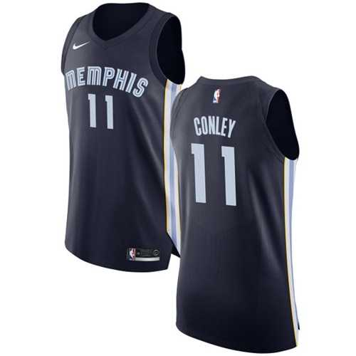 Nike Memphis Grizzlies #11 Mike Conley Navy Blue NBA Authentic Icon Edition Jersey Nike Memphis Grizzlies #11 Mike Conley Navy Blue NBA Authentic Icon Edition Jersey