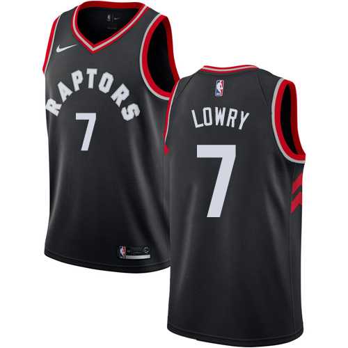 Nike Toronto Raptors #7 Kyle Lowry Black NBA Swingman Statement Edition Jersey Nike Toronto Raptors #7 Kyle Lowry Black NBA Swingman Statement Edition Jersey