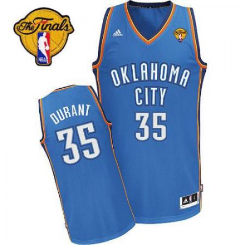 Oklahoma City Thunder #35 Kevin Durant Blue Road Swingman With Finals Patch NBA Jersey Cheap Oklahoma City Thunder #35 Kevin Durant Blue Road Swingman With Finals Patch NBA Jersey Cheap