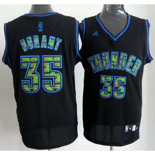 Oklahoma City Thunder #35 Kevin Durant Black Revolution 30 Swingman NBA Jerseys Camo Number Cheap Oklahoma City Thunder #35 Kevin Durant Black Revolution 30 Swingman NBA Jerseys Camo Number Cheap