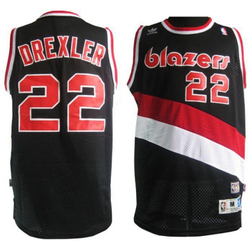 Portland Trail Blazers 22 Clyde Drexler Black Soul Swingman NBA Jersey Cheap Portland Trail Blazers 22 Clyde Drexler Black Soul Swingman NBA Jersey Cheap