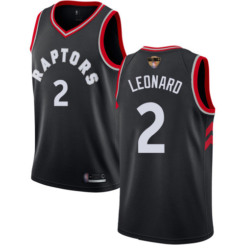 Raptors #2 Kawhi Leonard Black 2019 Finals Bound Youth Basketball Swingman Statement Edition Jersey Raptors #2 Kawhi Leonard Black 2019 Finals Bound Youth Basketball Swingman Statement Edition Jersey