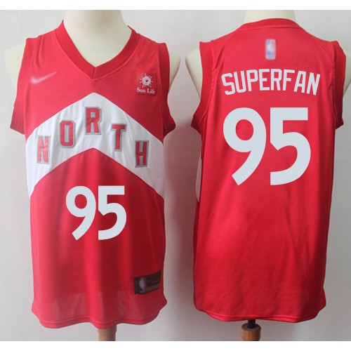 Raptors #95 Superfan Red Basketball Swingman Earned Edition Jersey Raptors #95 Superfan Red Basketball Swingman Earned Edition Jersey