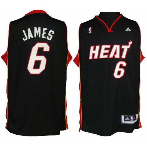 Revolution 30 Miami Heat 6 LeBron James Black Swingman Jersey Cheap Revolution 30 Miami Heat 6 LeBron James Black Swingman Jersey Cheap