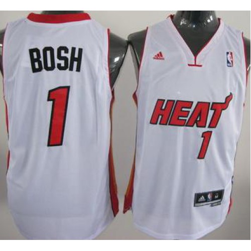 Revolution 30 Miami Heat 1 Chris Bosh White Swingman Jersey Cheap Revolution 30 Miami Heat 1 Chris Bosh White Swingman Jersey Cheap