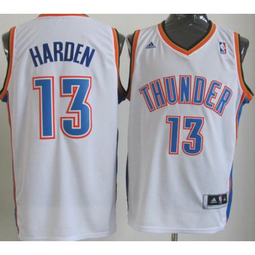 Revolution 30 Swingman Oklahoma City Thunder #13 James Harden White Swingman Jersey Cheap Revolution 30 Swingman Oklahoma City Thunder #13 James Harden White Swingman Jersey Cheap