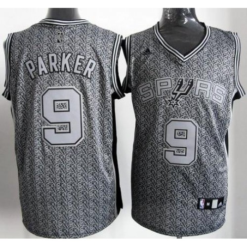 San Antonio Spurs 9# Tony Parker Grey Static Fashion Swingman NBA Jersey Cheap San Antonio Spurs 9# Tony Parker Grey Static Fashion Swingman NBA Jersey Cheap