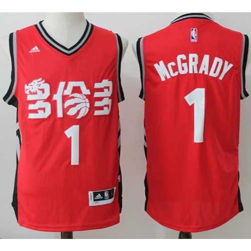 Toronto Raptors #1 Tracy Mcgrady Red Slate Chinese New Year Stitched NBA Jersey Toronto Raptors #1 Tracy Mcgrady Red Slate Chinese New Year Stitched NBA Jersey