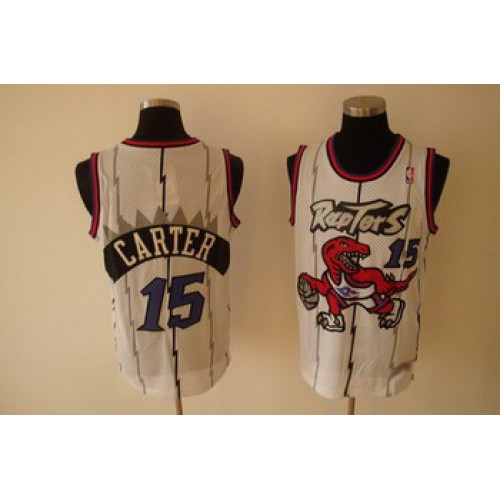 Toronto Raptors 15 CARTER white SWINGMAN jerseys Cheap Toronto Raptors 15 CARTER white SWINGMAN jerseys Cheap