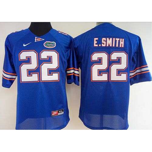Womens Florida Gators #22 Emmitt Smith Blue Stitched NCAA Jersey Womens Florida Gators #22 Emmitt Smith Blue Stitched NCAA Jersey