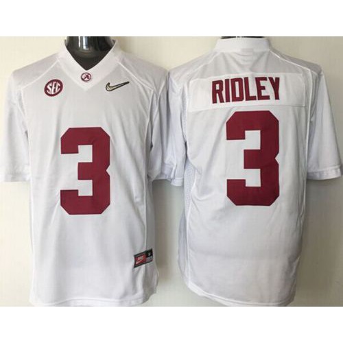 Alabama Crimson Tide #3 Calvin Ridley White 2016 National Championship Stitched NCAA Jersey Alabama Crimson Tide #3 Calvin Ridley White 2016 National Championship Stitched NCAA Jersey