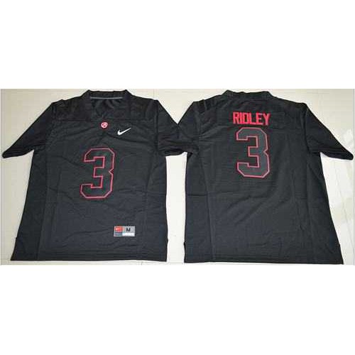 Alabama Crimson Tide #3 Calvin Ridley Blackout Limited Stitched NCAA Jersey Alabama Crimson Tide #3 Calvin Ridley Blackout Limited Stitched NCAA Jersey