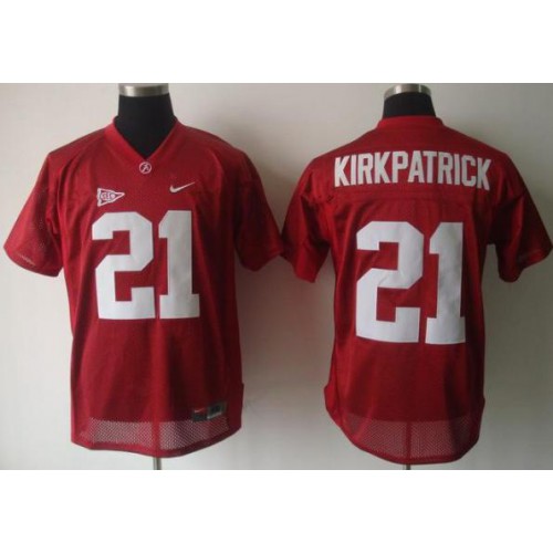Alabama Crimson Tide 21 Dre Kirkpatrick Red NCAA Jersey Alabama Crimson Tide 21 Dre Kirkpatrick Red NCAA Jersey