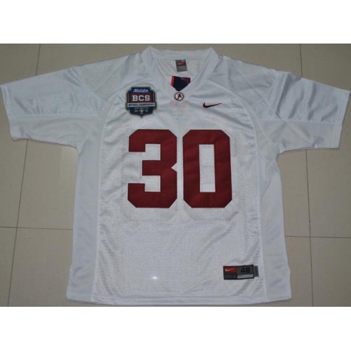 Alabama Crimson Tide 30 Donta Hightower White 2012 BCS Patch College Football Jersey Alabama Crimson Tide 30 Donta Hightower White 2012 BCS Patch College Football Jersey